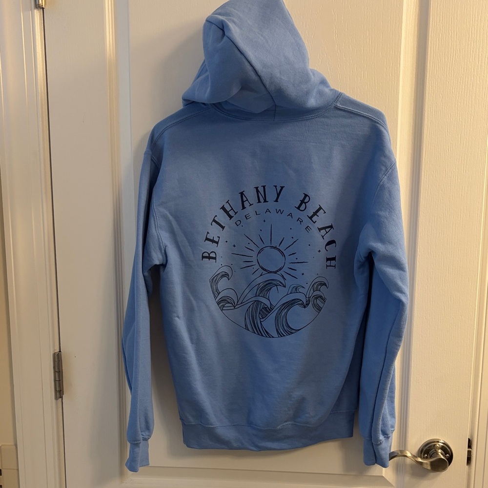 Gildan Blue Bethany Beach Delaware Hoodie